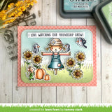 LAWN FAWN: You Crow Girl | Stamp, Coloring Stencil & Die Bundle