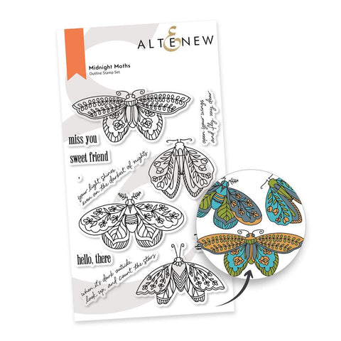 ALTENEW: Midnight Moths | Stamp