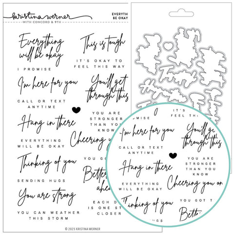 Kristina Werner | C9 : Everything Will Be Okay | Stamp & Die Bundle