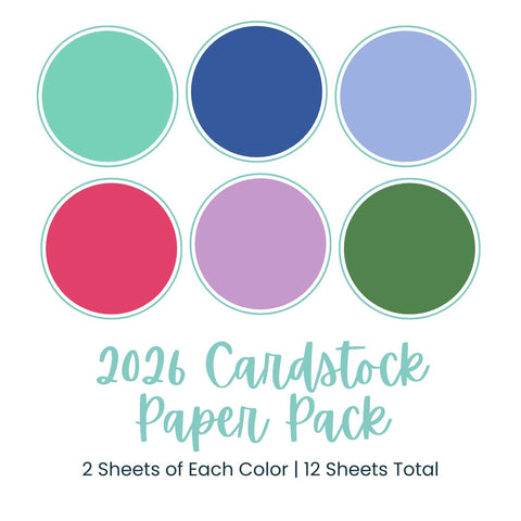 CONCORD & 9 TH: 2026 Color Collection Assorted Cardstock Package
