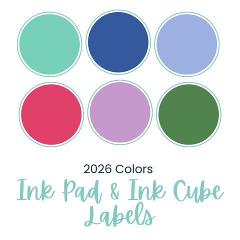 CONCORD & 9 TH: Ink Pad & Ink Cube Labels | 2026 Color Collection