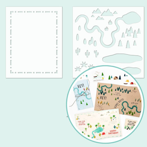 CONCORD & 9TH : Stencil Pack | Adventure Awaits