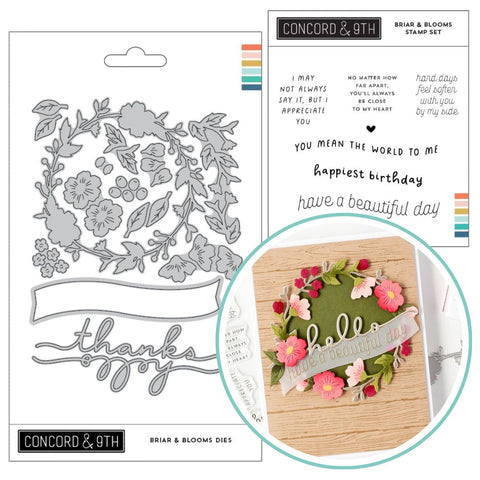CONCORD & 9 th : Bundle Stamp & Die | Briar & Blooms