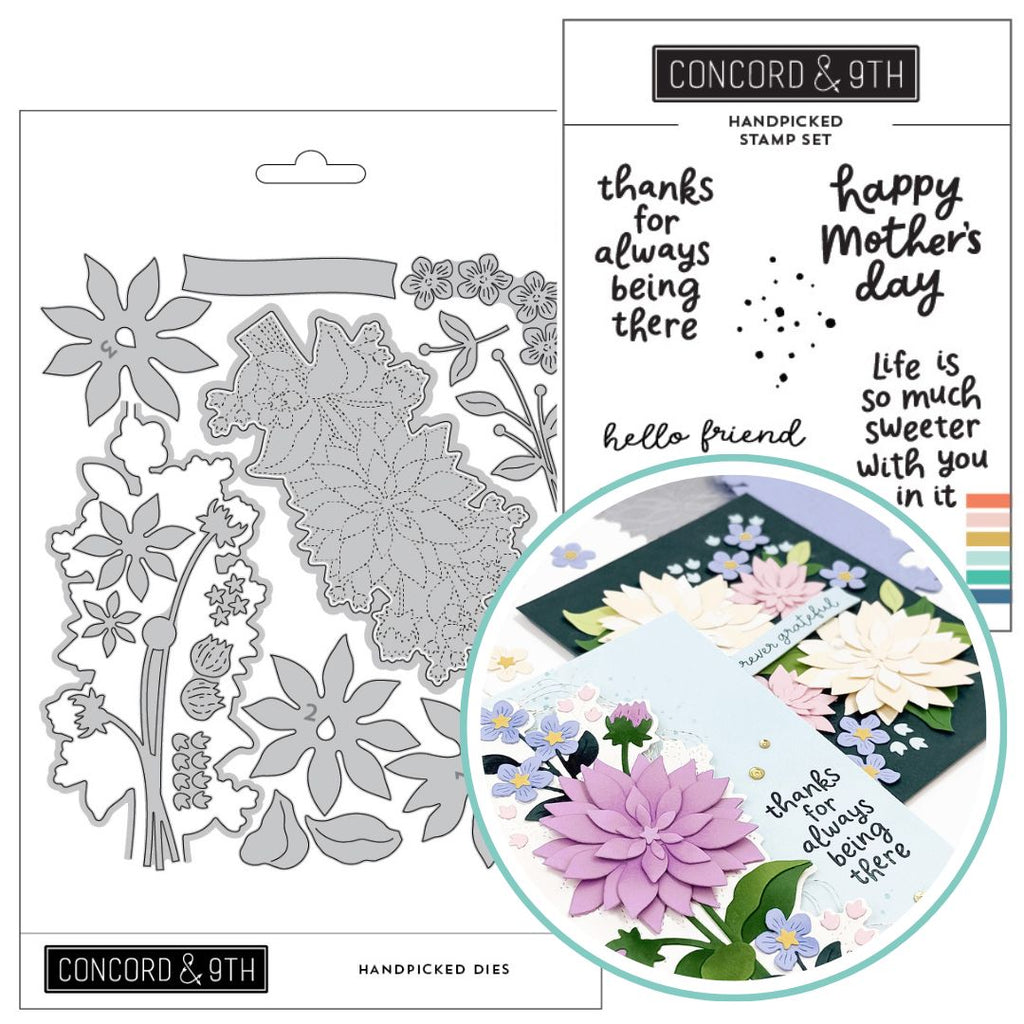 CONCORD & 9 th : Bundle Stamp & Die | Handpicked – Doodlebugs