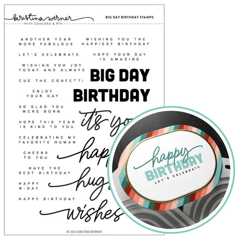 Kristina Werner | C9 : Stamp | Big Day Birthday