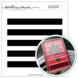 Kristina Werner | C9 : Stamp | Bold Stripes Background