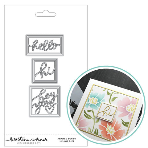 Kristina Werner | C9 : Die | Framed Script Hellos