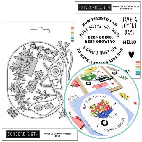 CONCORD & 9 th : Bundle Stamp & Die | Wheelbarrow Wishes