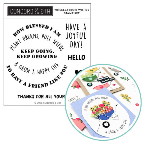CONCORD & 9 th : Stamp | Wheelbarrow Wishes
