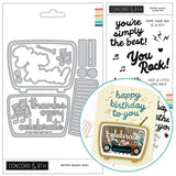 CONCORD & 9 th : Bundle Stamp & Die | Retro Radio