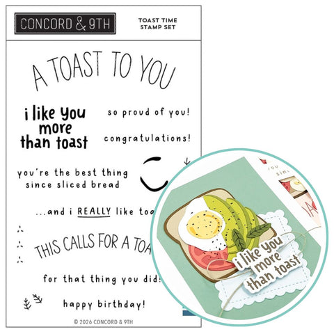 CONCORD & 9 th : Stamp | Toast Time