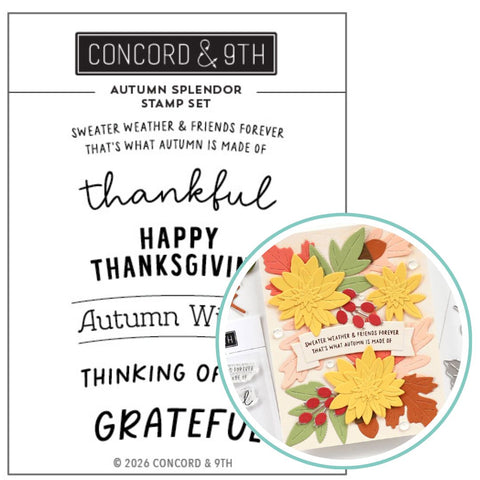 CONCORD & 9 th : Stamp | Autumn Splendor