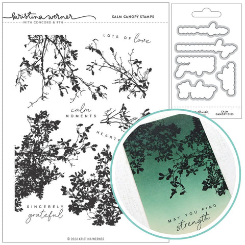 Kristina Werner | C9 : Stamp & Die Bundle | Calm Canopy