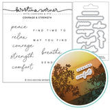 Kristina Werner | C9 : Stamp & Die Bundle | Courage & Strength