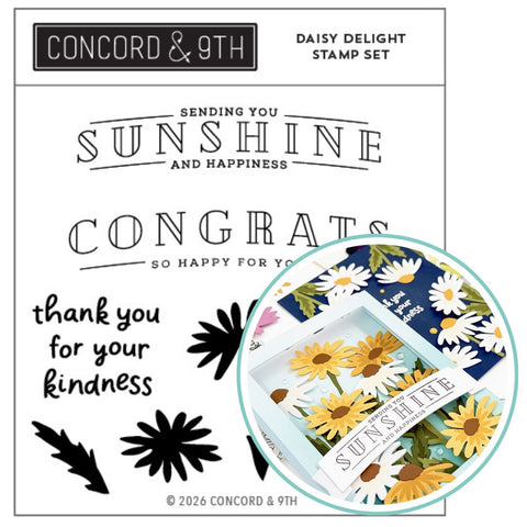 CONCORD & 9 th : Stamp | Daisy Delight