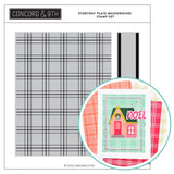 CONCORD & 9 th : Stamp | Everyday Plaid Background
