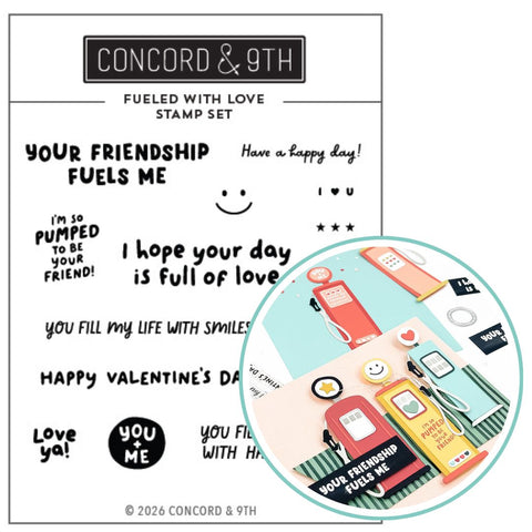 CONCORD & 9 th : Fueled With Love | Stamp