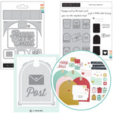 CONCORD & 9 th : Happy Mail | Stamp, Die & Embossing Folder Bundle