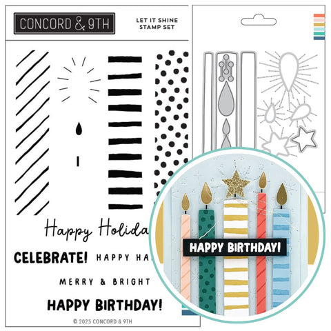 CONCORD & 9 th : Let It Shine | Stamp & Die Bundle