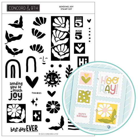 CONCORD & 9 th :  Sending Joy | Stamp