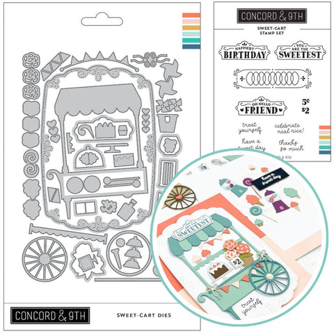 CONCORD & 9 th : Sweet Cart | Stamp & Die Bundle