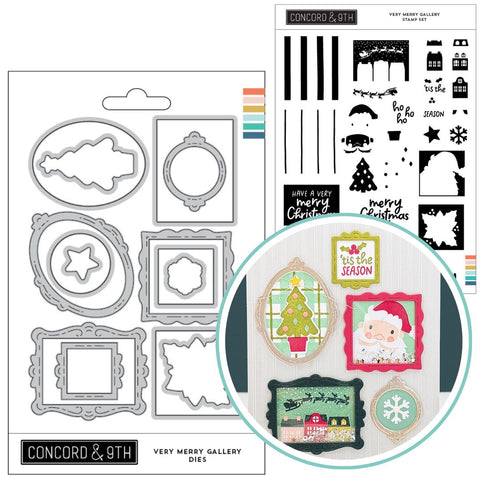 CONCORD & 9 th : Bundle Stamp & Die | Very Merry Gallery