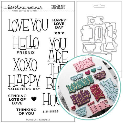 Kristina Werner | C9 : You Are The Best | Stamp & Die Bundle