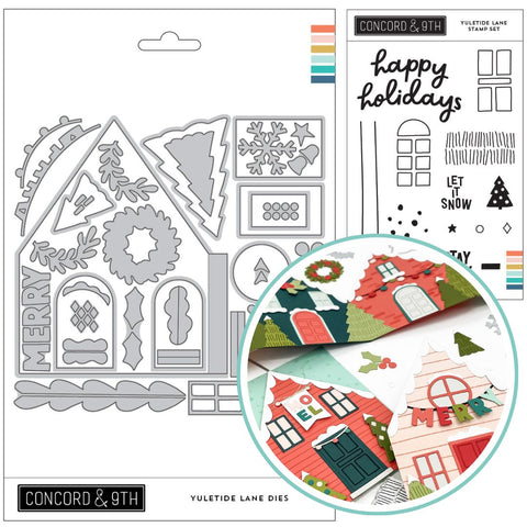 CONCORD & 9 th : Yuletide Lane | Stamp & Die Bundle