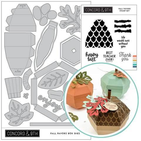 CONCORD & 9 th : Fall Favors | Stamp & Die Bundle