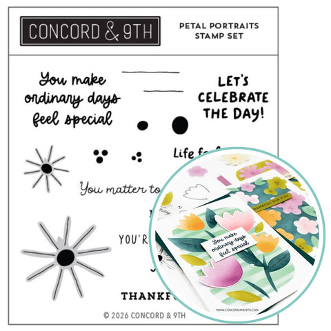 CONCORD & 9 th : Stamp | Petal Portraits
