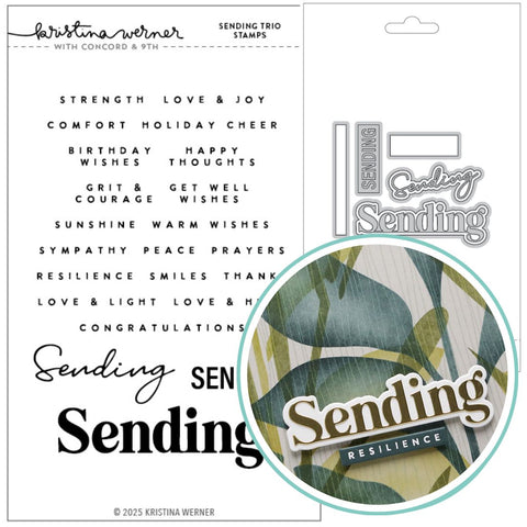 Kristina Werner | C9 : Sending Trio | Stamp & Die Bundle