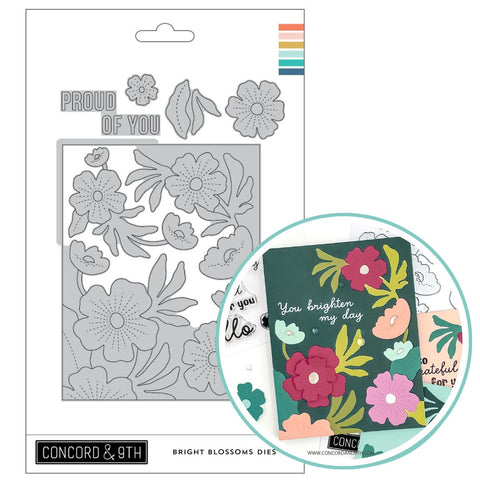 CONCORD & 9 th : Bright Blossoms Inlay | Die