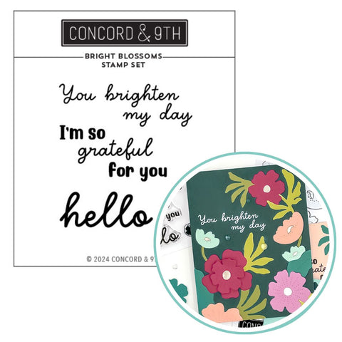 CONCORD & 9 th : Bright Blossoms | Stamp