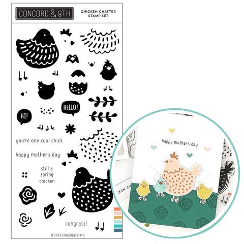 CONCORD & 9 th : Chicken Chatter | Stamp