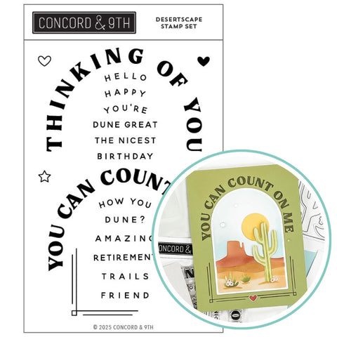 CONCORD & 9 th : Desertscape | Stamp