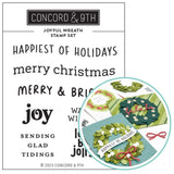 CONCORD & 9 th : Joyful Wreath | Stamp