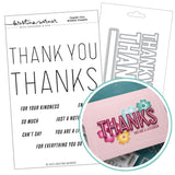 Kristina Werner | C9 :  Thank You Words | Stamp & Die Bundle