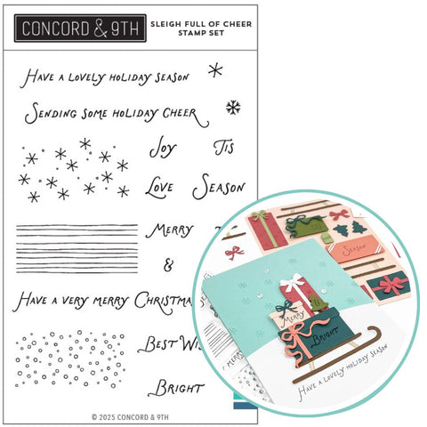 CONCORD & 9 th : Sleigh Full of Cheer | Stamp