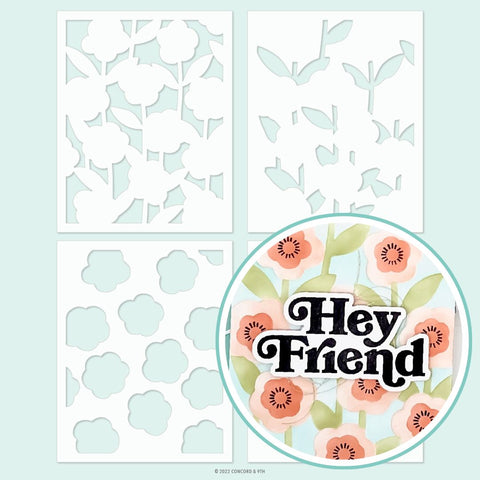 CONCORD & 9 th : Sweet Stems | Stencil Pack