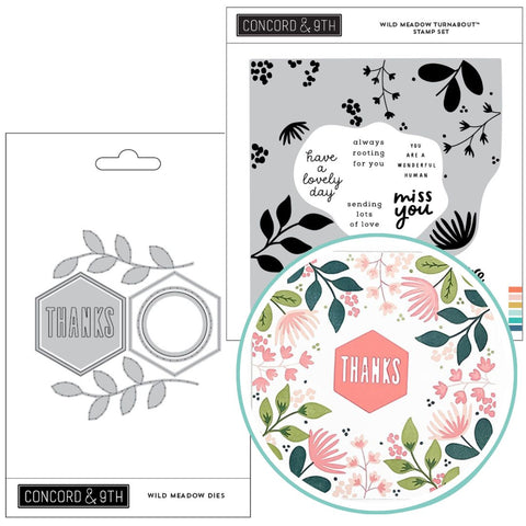 CONCORD & 9 th : Wild Meadow | Stamp & Die Bundle