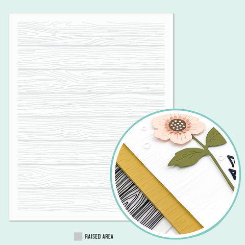 CONCORD & 9 th :  Wood Slat | Embossing Folder