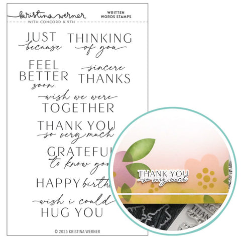 Kristina Werner | C9 : Written Words | Stamp