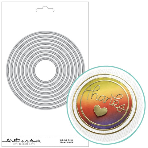 Kristina Werner | C9 : Circle Thin Frames | Die