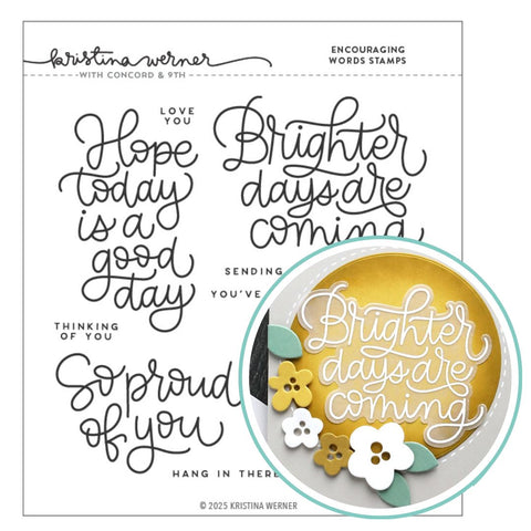Kristina Werner | C9 : Encouraging Words | Stamp