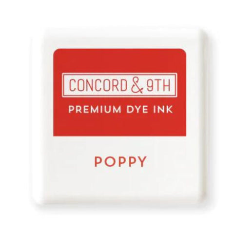 CONCORD & 9 TH: Premium Dye Ink Cube | Poppy
