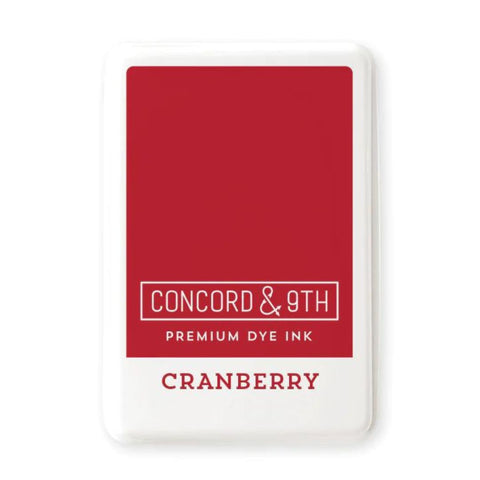 CONCORD & 9 TH: Premium Dye Ink Pad | Cranberry