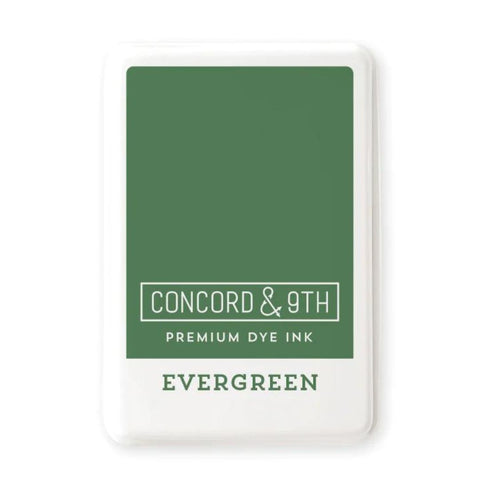 CONCORD & 9 TH: Premium Dye Ink Pad | Evergreen