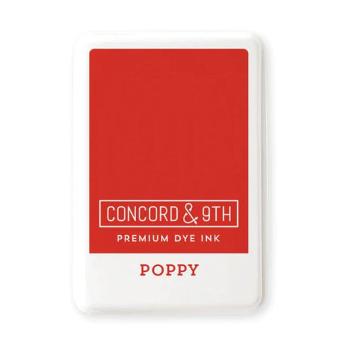 CONCORD & 9 TH: Premium Dye Ink Pad | Poppy