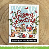 LAWN FAWN: Lawn Cuts Die | Pinecone and Leaves | Border