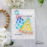 HONEY BEE STAMPS: Lovely Layers | Party Hats | Stencil & Die Bundle